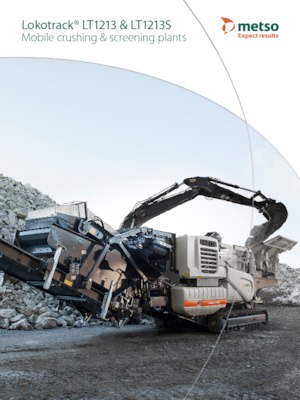 Rubble Recycling Plants Metso Lokotrack LT 1213