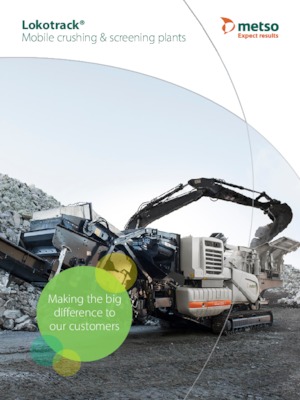 Rubble Recycling Plants Metso Lokotrack LT 1415