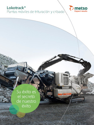 Çürük geri dönüşüm tesisleri Metso Lokotrack LT1213E