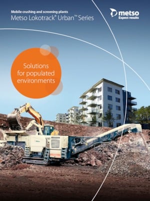 Rubble Recycling Plants Metso Lokotrack Urban LT 120