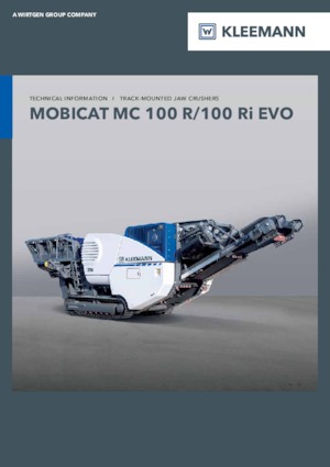 Rubble Recycling Plants Kleemann MC 100 R EVO