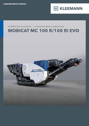 Rubble Recycling Plants Kleemann MC 100 R