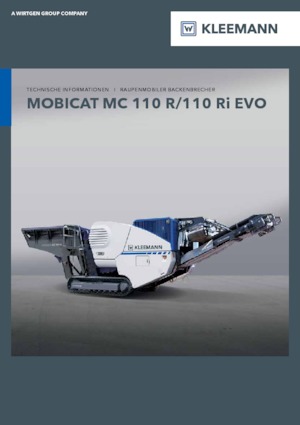 Çürük geri dönüşüm tesisleri Kleemann MC 110 R