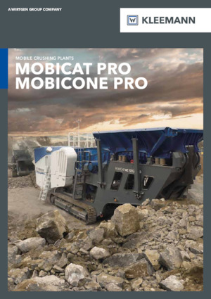 Çürük geri dönüşüm tesisleri Kleemann MC 120 PRO