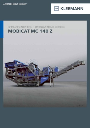 Rubble Recycling Plants Kleemann MC 140 Z
