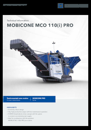 Rubble Recycling Plants Kleemann MCO 110 PRO
