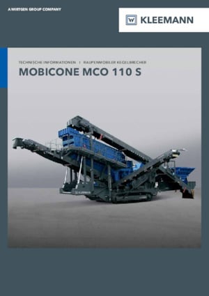 Rubble Recycling Plants Kleemann MCO 110 S PRO