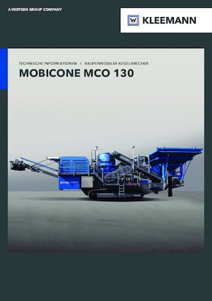 Rubble Recycling Plants Kleemann MCO 130 PRO