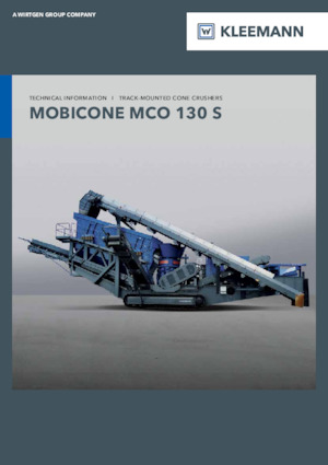 Rubble Recycling Plants Kleemann MCO 130 PRO