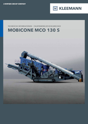 Çürük geri dönüşüm tesisleri Kleemann MCO 130 S PRO