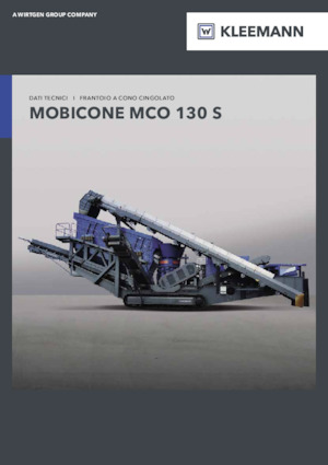 Çürük geri dönüşüm tesisleri Kleemann MCO 130 S PRO