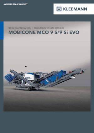 Rubble Recycling Plants Kleemann MCO 9 Si EVO