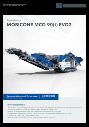 Rubble Recycling Plants Kleemann MCO 90 EVO2