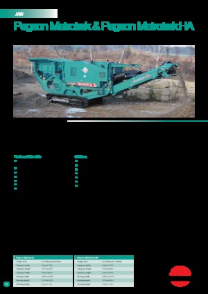 Rubble Recycling Plants Powerscreen METROTRAK HA
