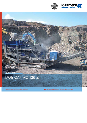 Rubble Recycling Plants Kleemann MC 125 Z