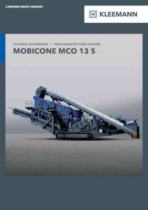 Rubble Recycling Plants Kleemann MCO 13 S