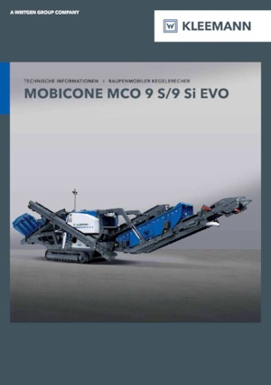 Çürük geri dönüşüm tesisleri Kleemann MCO 9 S