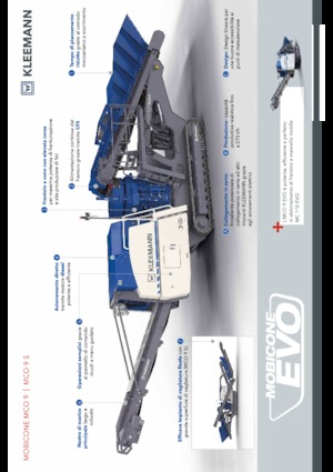 Çürük geri dönüşüm tesisleri Kleemann MCO 9 S