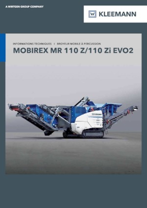 Rubble Recycling Plants Kleemann MR 110 Zi EVO2