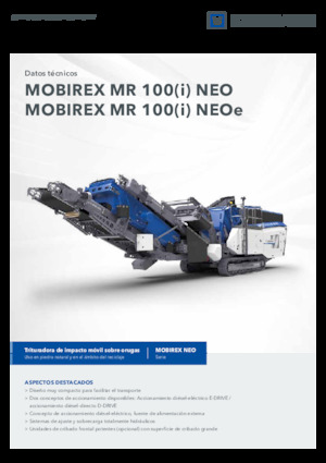 Rubble Recycling Plants Kleemann MR 100i NEO