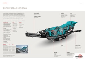 Rubble Recycling Plants Powerscreen PREMIERTRAK R300