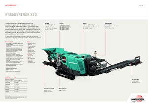 Rubble Recycling Plants Powerscreen Premiertrak 330