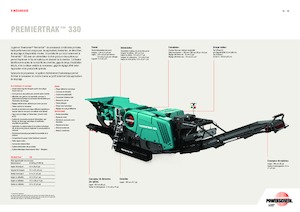 Rubble Recycling Plants Powerscreen Premiertrak 330