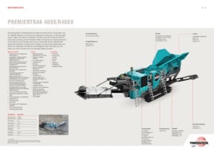 Rubble Recycling Plants Powerscreen PREMIERTRAK 400X