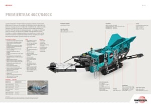 Rubble Recycling Plants Powerscreen PREMIERTRAK 400X