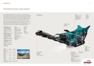Rubble Recycling Plants Powerscreen PREMIERTRAK 600E