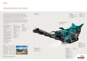 Çürük geri dönüşüm tesisleri Powerscreen PREMIERTRAK 600E