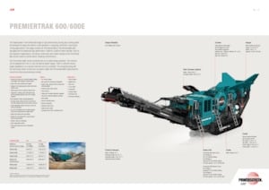 Rubble Recycling Plants Powerscreen PREMIERTRAK 600E