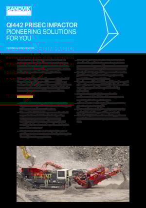 Rubble Recycling Plants Sandvik QI442