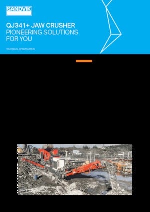 Çürük geri dönüşüm tesisleri Sandvik QJ341+
