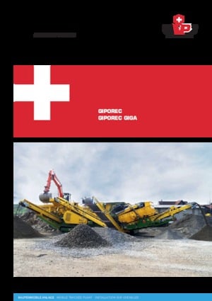 Rubble Recycling Plants Gipo R 131 FDR