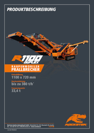 Rubble Recycling Plants Rockster R1100D