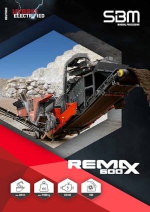 Rubble Recycling Plants SBM REMAX 600