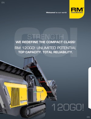 Rubble Recycling Plants Rubble Master RM 120GO!