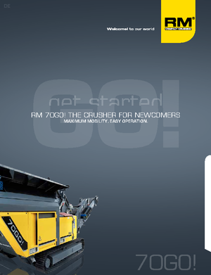 Rubble Recycling Plants Rubble Master RM 70 GO!