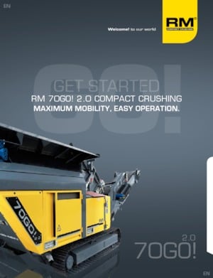 Çürük geri dönüşüm tesisleri Rubble Master RM 70GO! 2.0