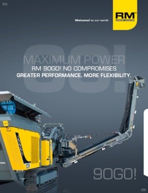 Rubble Recycling Plants Rubble Master RM 90GO!
