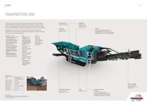 Rubble Recycling Plants Powerscreen Trakpactor 260