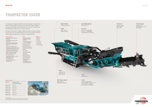 Rubble Recycling Plants Powerscreen Trakpactor 260SR
