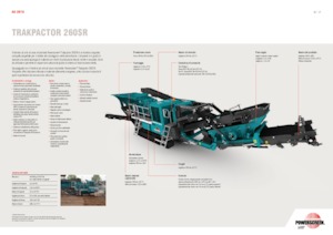 Rubble Recycling Plants Powerscreen Trakpactor 260SR