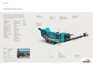Rubble Recycling Plants Powerscreen Trakpactor 550