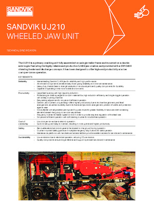 Rubble Recycling Plants Sandvik UJ210
