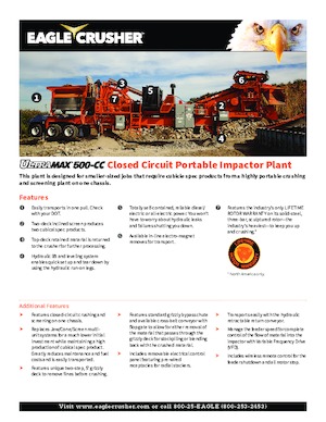 Rubble Recycling Plants Eagle Crusher UM-05