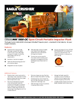 Rubble Recycling Plants Eagle Crusher UM-69