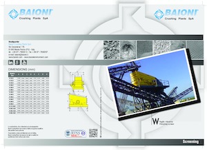 Çürük geri dönüşüm tesisleri Baioni W400/2