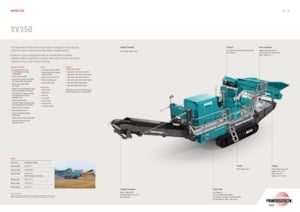 Rubble Recycling Plants Powerscreen XV350